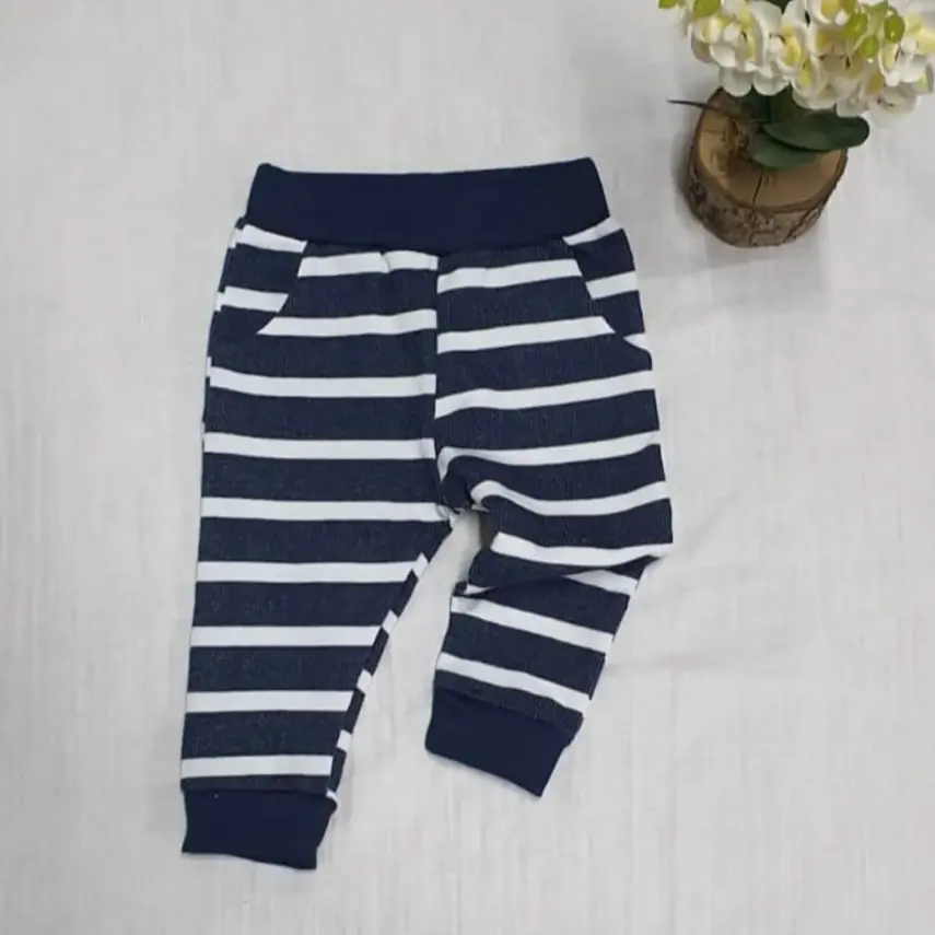 Tiffany Unisex Eşofman Altı Lacivert Çizgili - 1