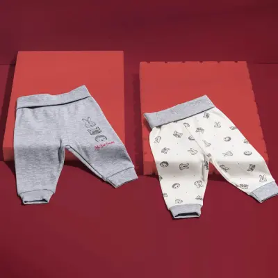 Tiffany Unisex Pantolon Patiksiz 2li My Best Friends