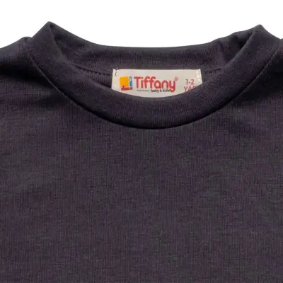 Tiffany Unisex Termal Pijama Takımı Füme - 2