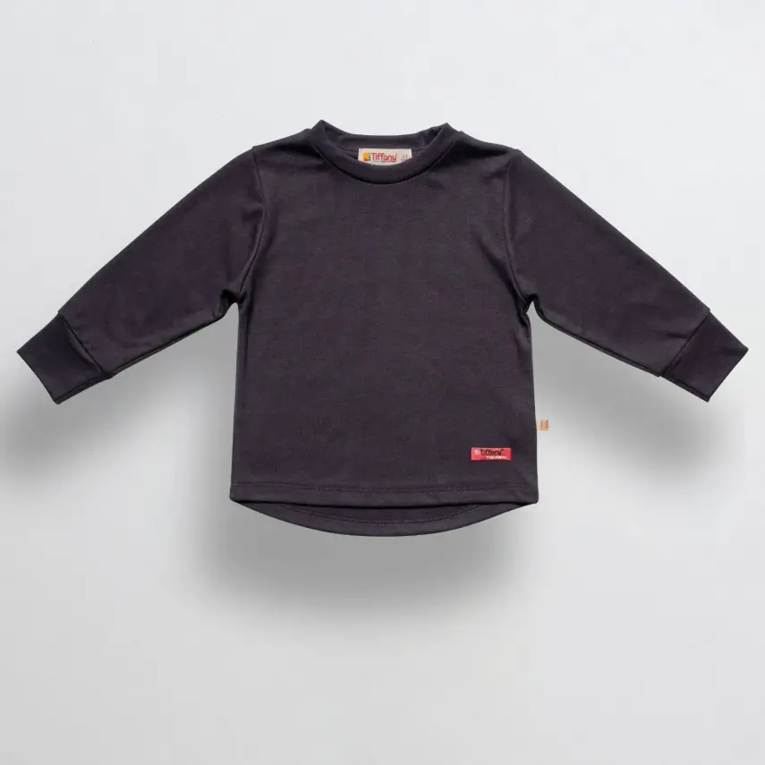 Tiffany Unisex Termal Pijama Takımı Füme - 3