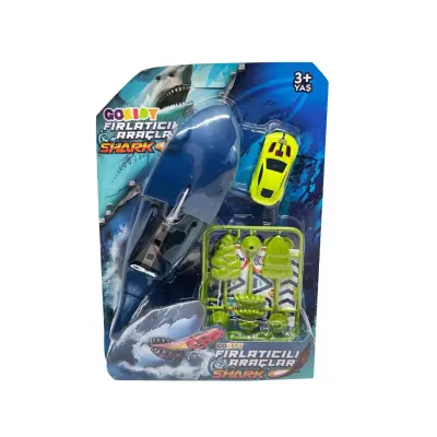 Timsah & Balina Araç Fırlatma Seti  - 2