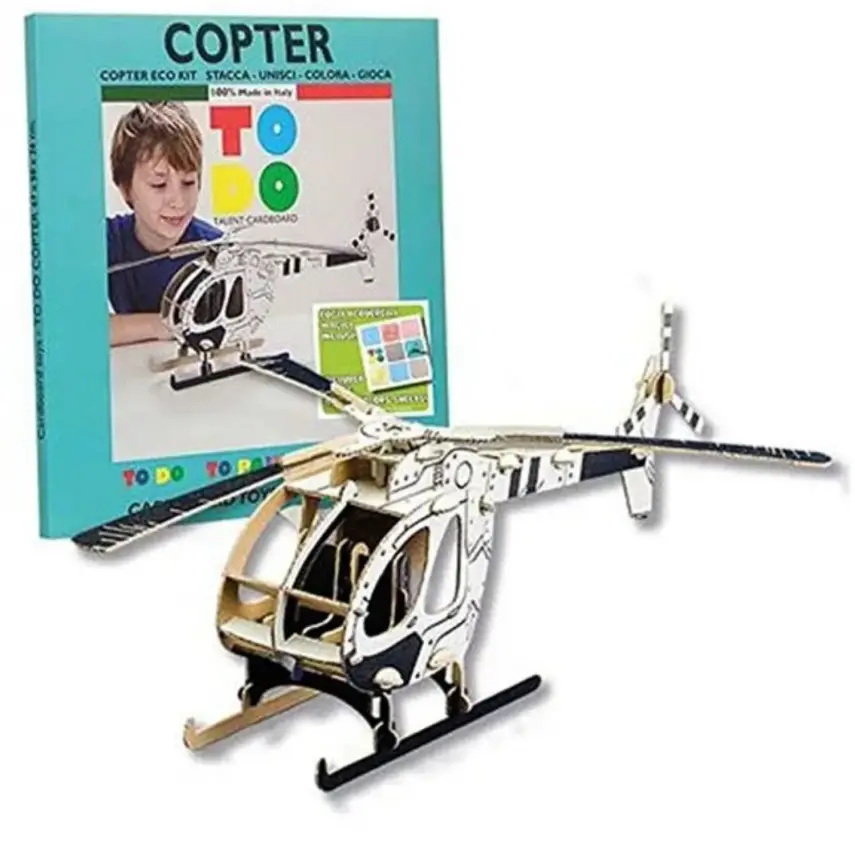 Todo 3D Boyanabilir Helikopter - 1