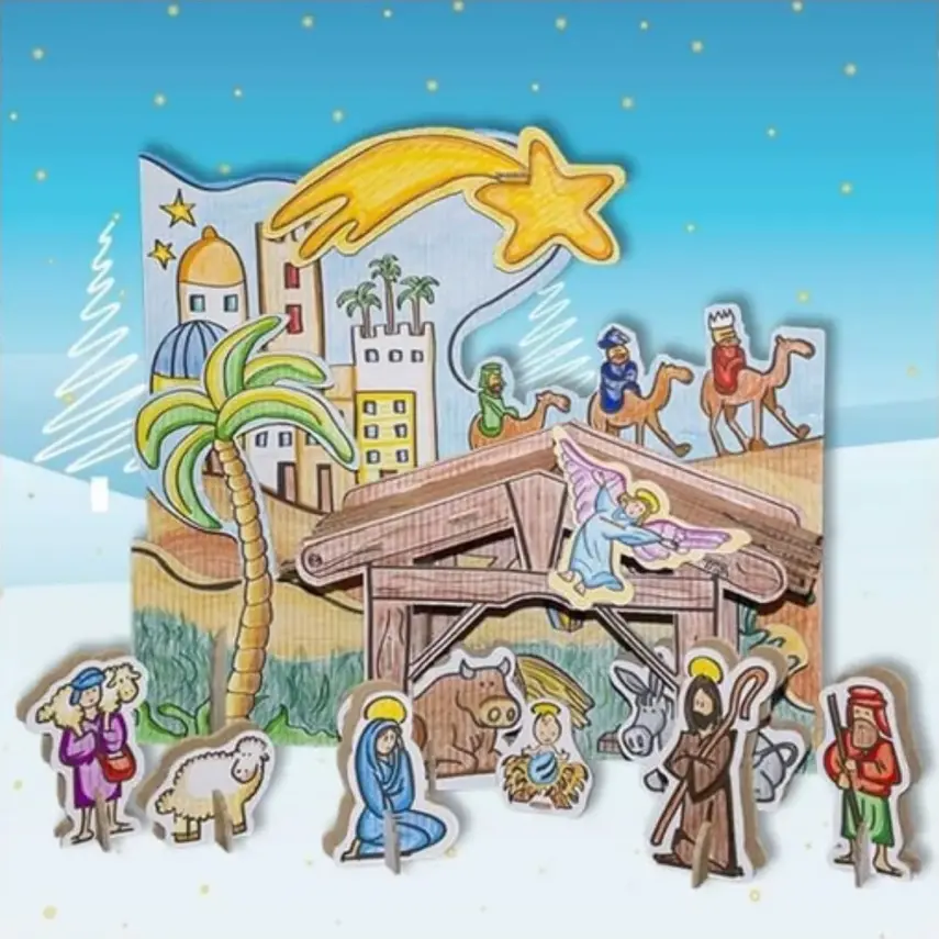 Todo 3D Boyanabilir MyEco Christmas - 2