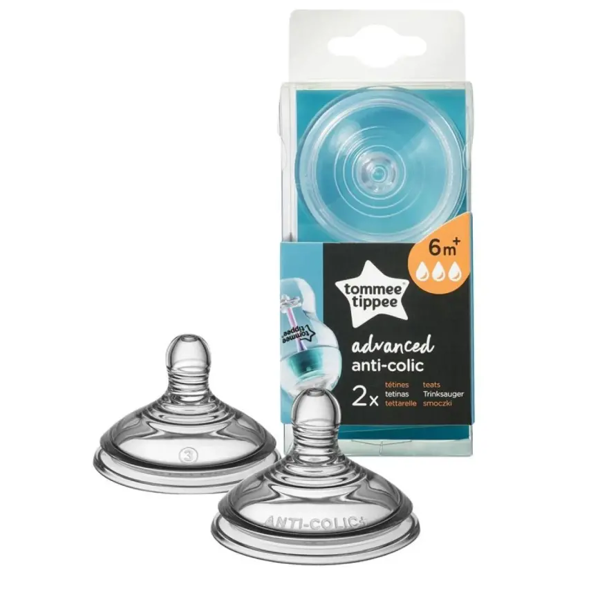 Tommee Tippee Gelişmiş Antikolik Biberon Emziği 2li Hızlı Akış - 2