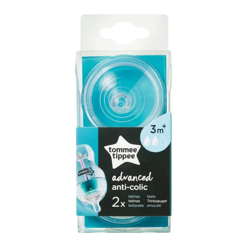 Tommee Tippee Gelişmiş Antikolik Biberon Emziği 2li Orta Akış - 2