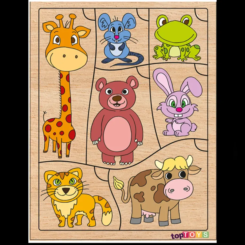 Toptoys Bil Bakalım Kim Ne Yer Eşleştime Puzzle 19x25 Cm - 2