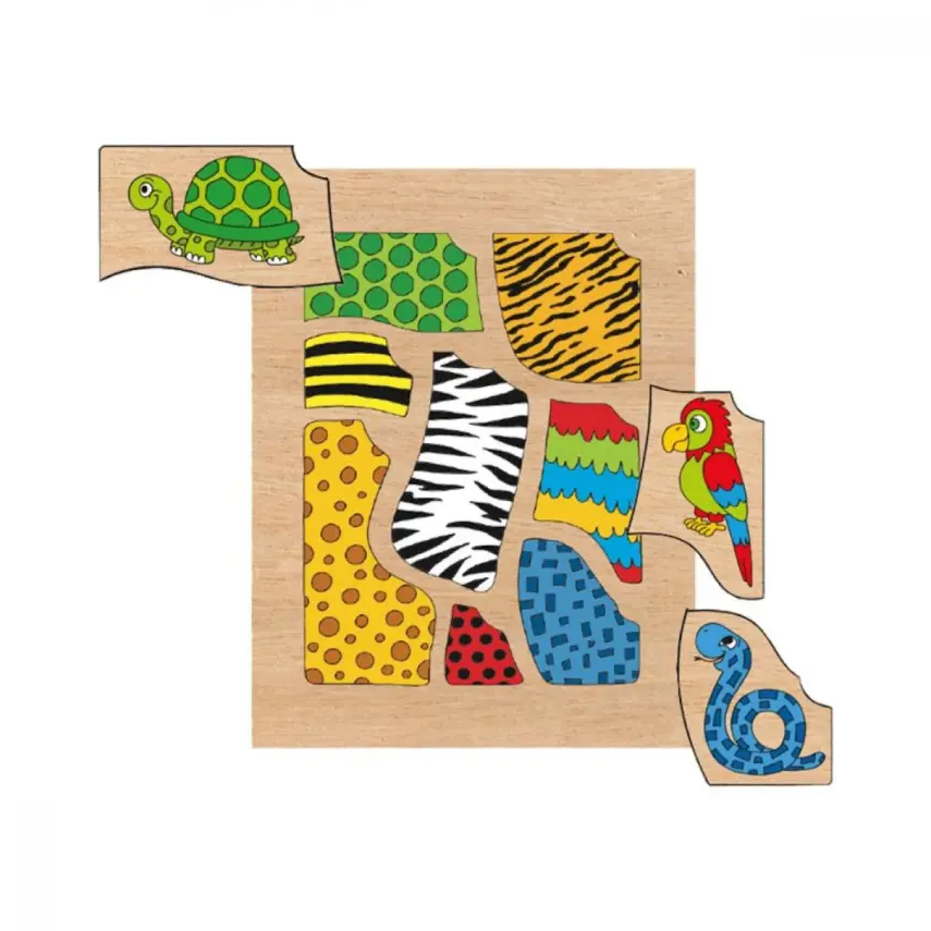 Toptoys Bil Bakalım Kime Ait Hayvanlar Eşleştime Puzzle 19x25 Cm - 1