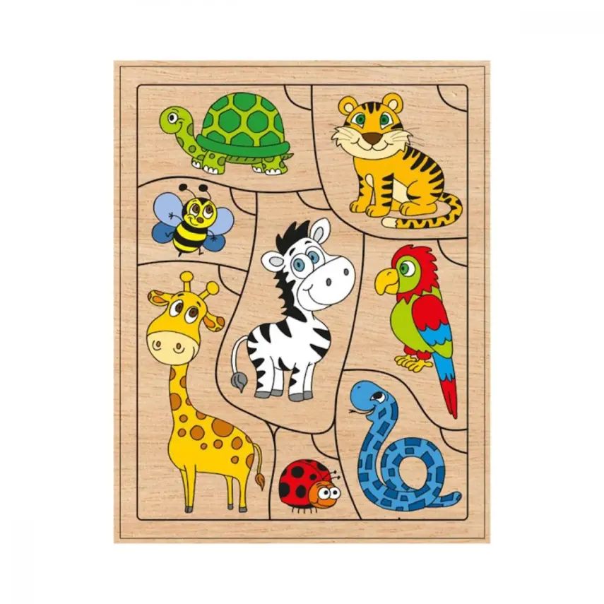 Toptoys Bil Bakalım Kime Ait Hayvanlar Eşleştime Puzzle 19x25 Cm - 2