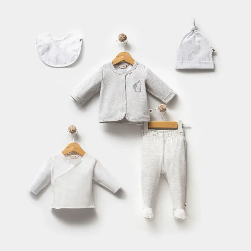 Totstale Hastane Çıkışı 5li The Giraffe Gri - 1