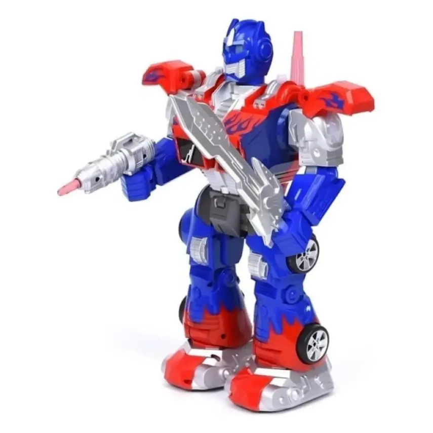 Toycraft Uzaktan Kumandalı Sünger Atarlı Yürüyen Dev Smart Robot - 2