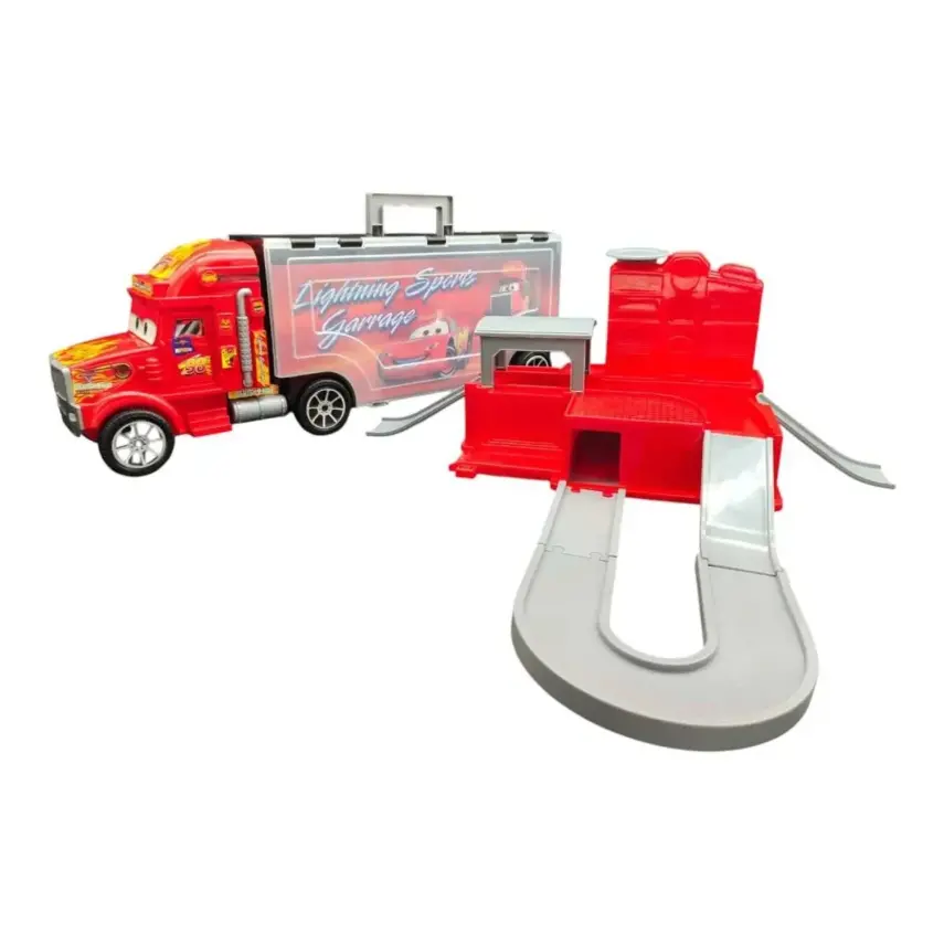Toysan Bıg Truck Racer Garaje 10 Metal Cars - 3