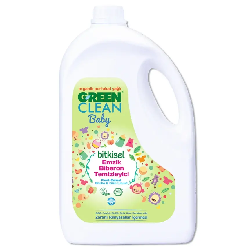 U Green Clean Baby Bitkisel Emzik, Biberon ve Oyuncak Temizleyici 2750 ml - 1