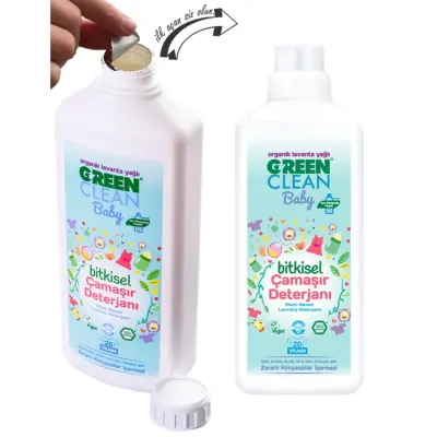 U Green Clean Baby Sıvı Çamaşır Deterjanı 1 L - 4