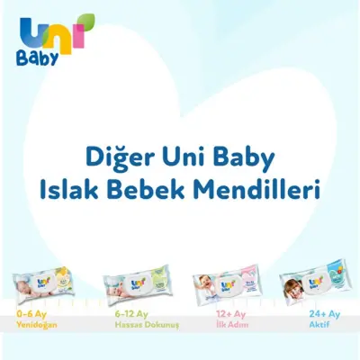 Uni Baby Aile Islak Mendil 90 Yaprak - 13