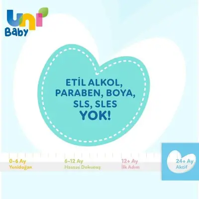 Uni Baby Aktif Sensitive Islak Havlu 3x52li - 7