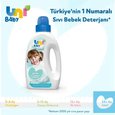 Uni Baby Bebek Çamaşır Deterjanı 3x1500 ml - 5