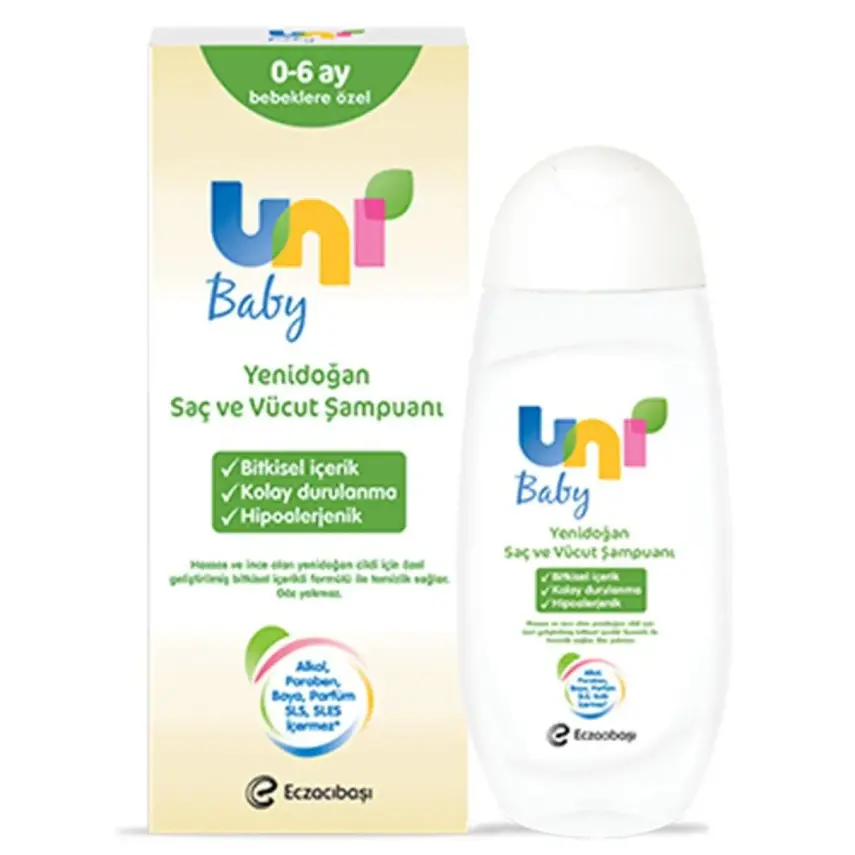 Uni Baby Saç ve Vücut Şampuanı 200 ml - 2