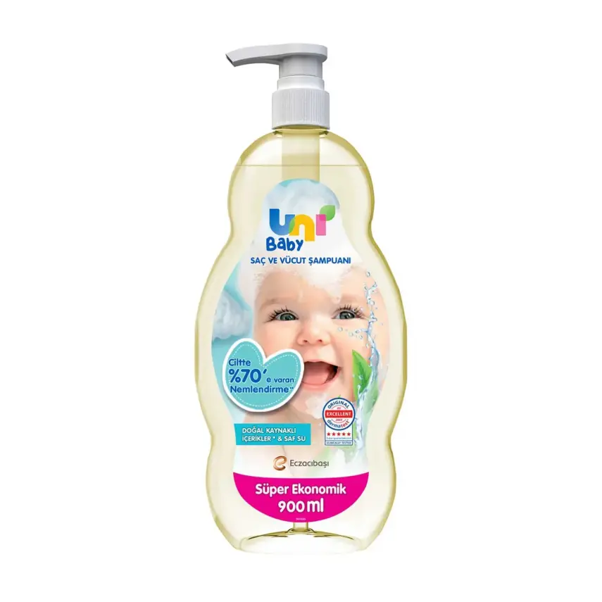 Uni Baby Şeffaf Bebek Şampuanı 900 ml - 19