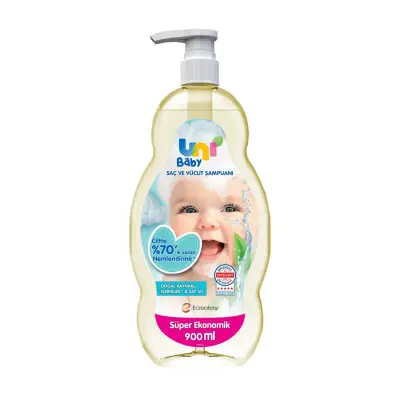 Uni Baby Şeffaf Bebek Şampuanı 900 ml - 10
