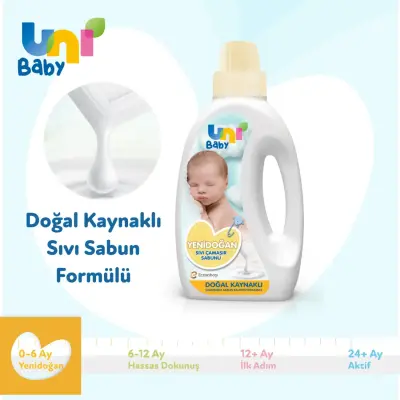 Uni Baby Yenidoğan Çamaşır Sabunu 1500ml - 18
