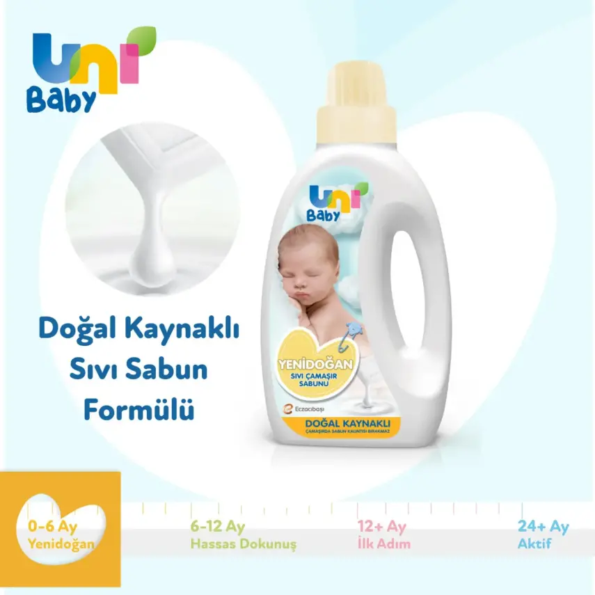Uni Baby Yenidoğan Çamaşır Sabunu 1500ml - 18