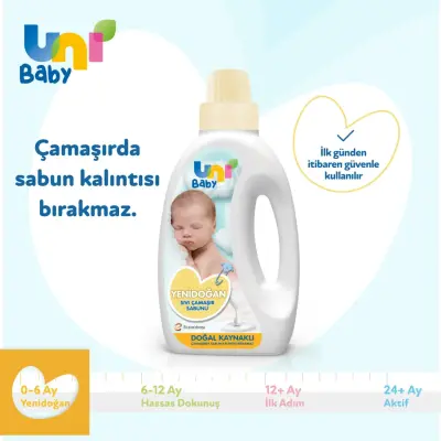 Uni Baby Yenidoğan Çamaşır Sabunu 1500ml - 9