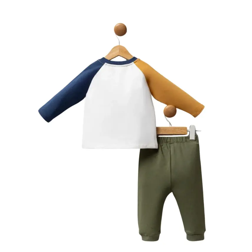 U.S. Polo 2li Takım Beyaz Hardal - 5