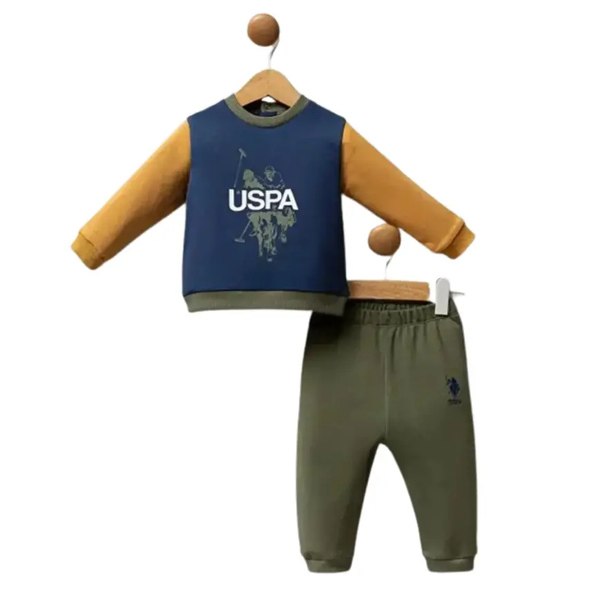 U.S. Polo 2li Takım Koyu İndigo Hardal - 11