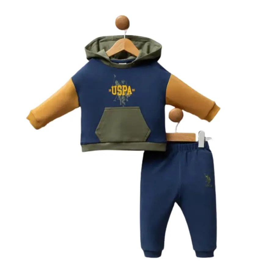 U.S. Polo 2li Takım Koyu İndigo Hardal - 9