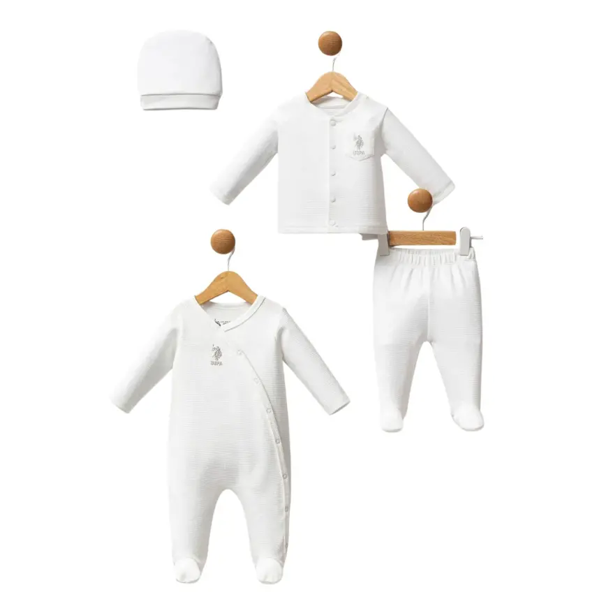 U.S. Polo 4lü Takım Beyaz - 1