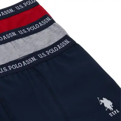 U.S. Polo Erkek 3lü Takım Boxer Lacivert - 2