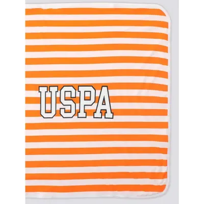 U.S. Polo Erkek Battaniye Beyaz - Koyu Sarı - 8