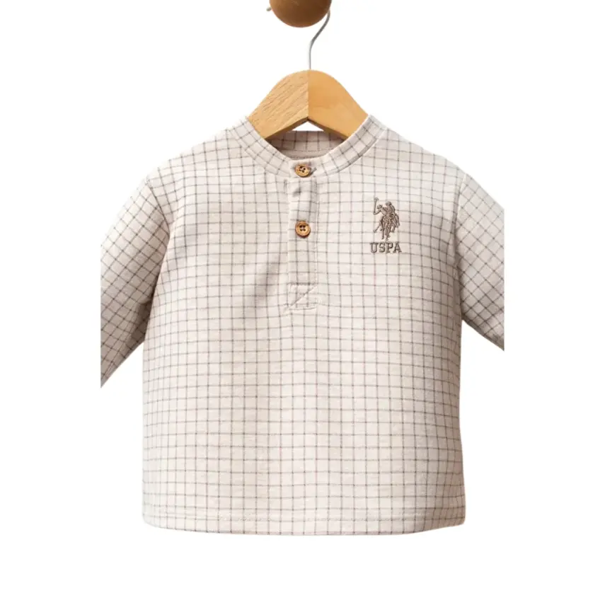 U.S. Polo Erkek Bebek 2li Takım Bej Melanj - 2