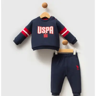 U.S. Polo Erkek Bebek 2li Takım Lacivert - Kırmızı - 1