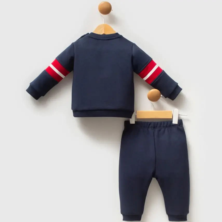 U.S. Polo Erkek Bebek 2li Takım Lacivert - Kırmızı - 4