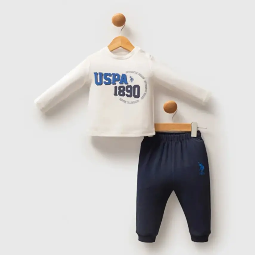 U.S. Polo Erkek Bebek 3lü Takım Lacivert - 14