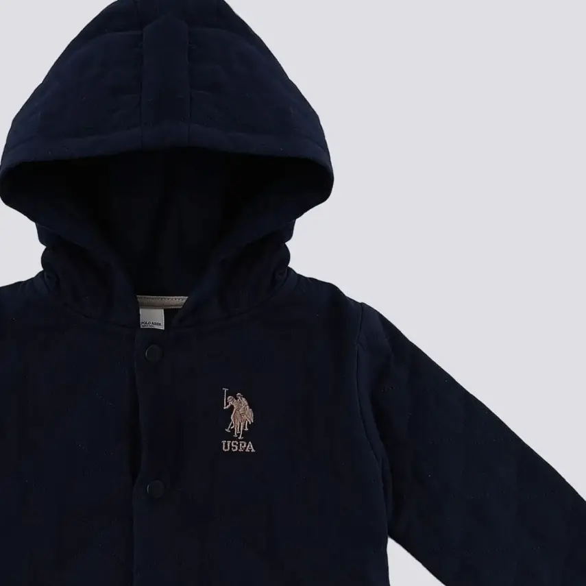 U.S. Polo Erkek Bebek Çocuk Montu Lacivert - 7