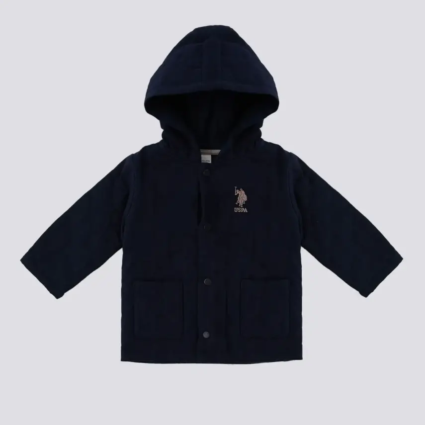 U.S. Polo Erkek Bebek Çocuk Montu Lacivert - 1