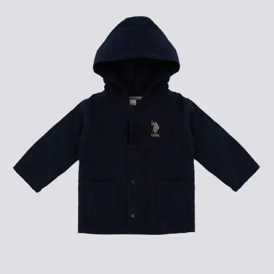 U.S. Polo Erkek Bebek Çocuk Montu Lacivert - 9