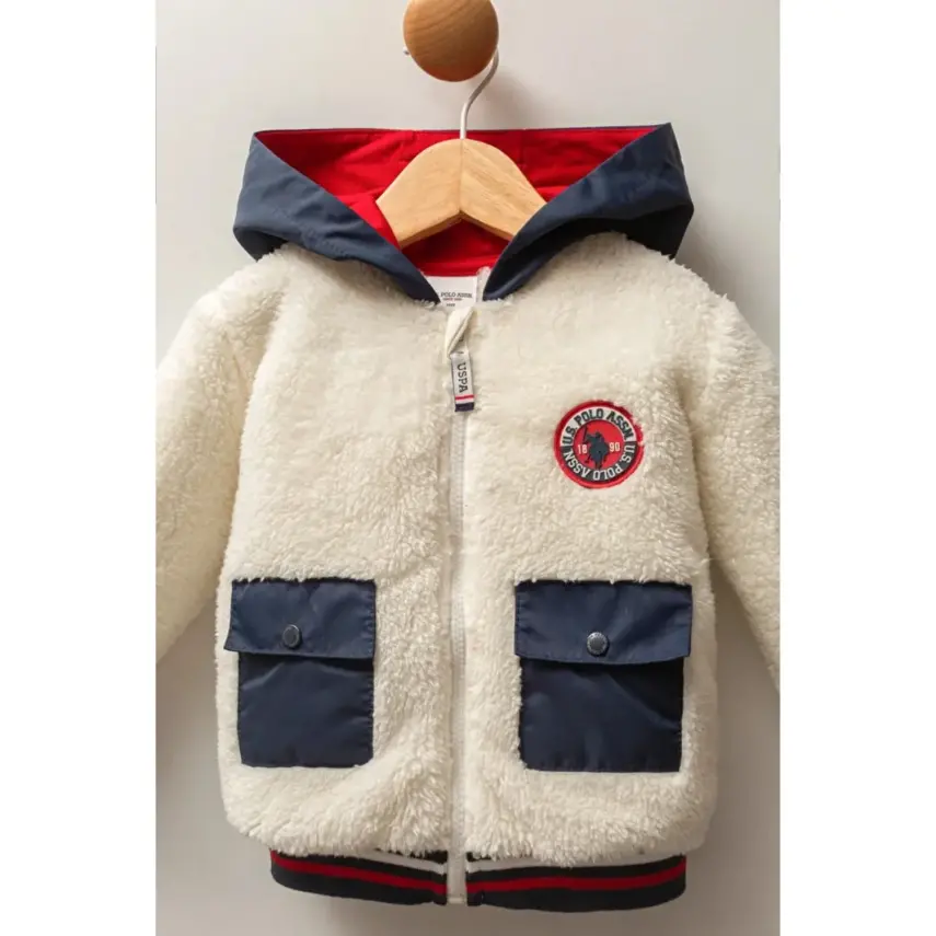 U.S. Polo Erkek Bebek Mont Beyaz - 2