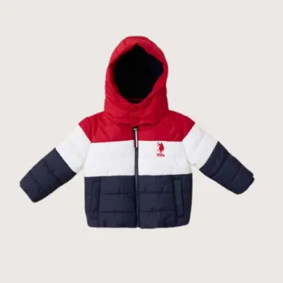 U.S. Polo Erkek Bebek Mont Kırmızı 