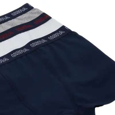 U.S. Polo Erkek Boxer 3lü Lacivert - 2