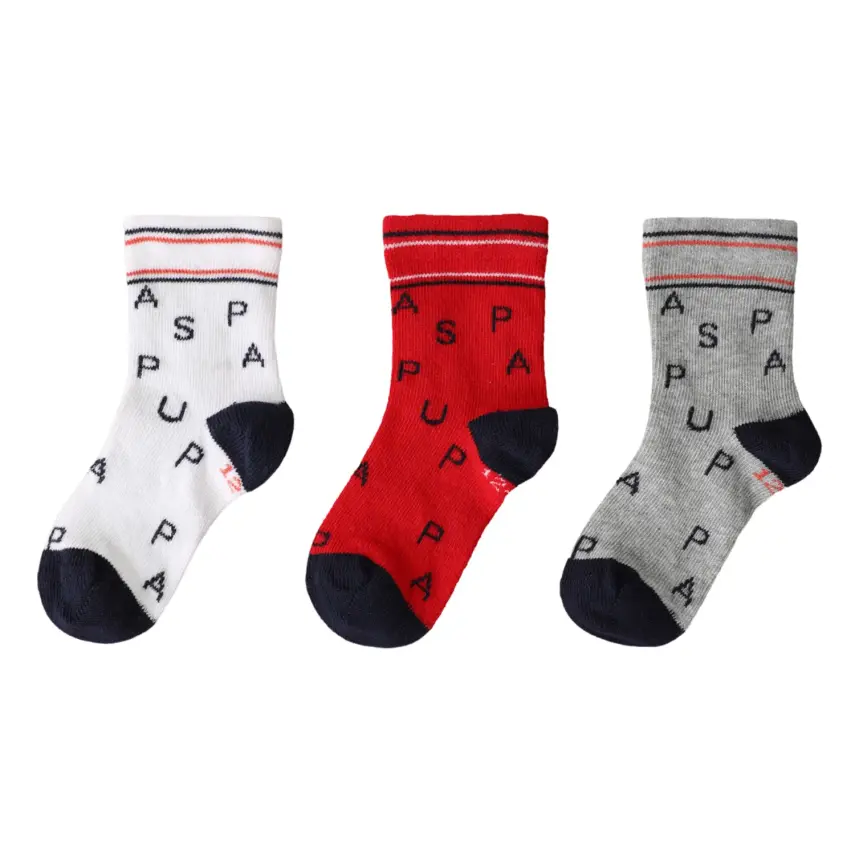 U.S. Polo Erkek Çorap Soket Beyaz - Lacivert - 2