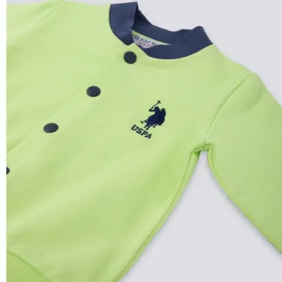 U.S. Polo Erkek Hırka Lime - 3