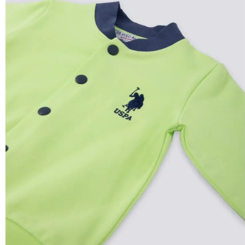 U.S. Polo Erkek Hırka Lime - 3