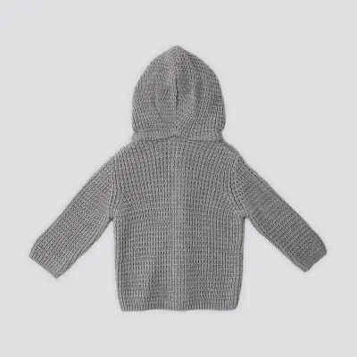 U.S. Polo Erkek Hırka Triko Açık Gri - 2