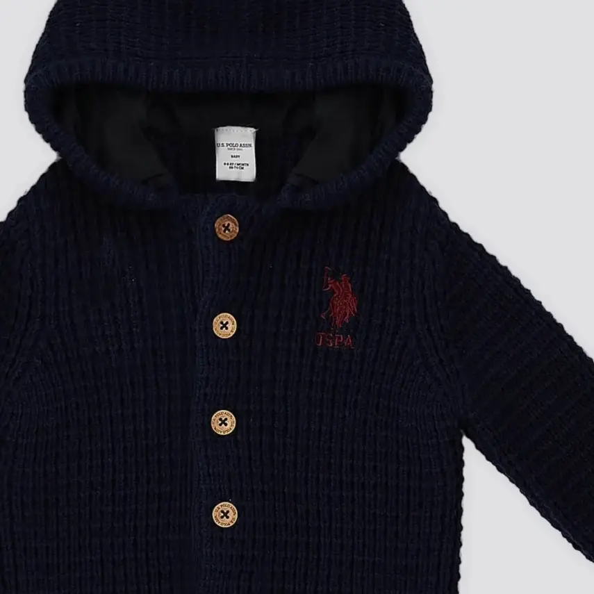 U.S. Polo Erkek Hırka Triko Lacivert - 5