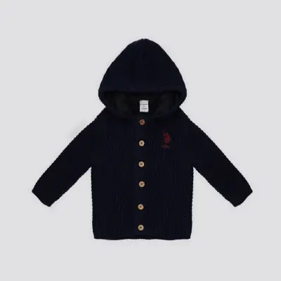 U.S. Polo Erkek Hırka Triko Lacivert