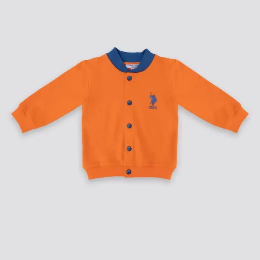 U.S. Polo Erkek Hırka Turuncu - 1