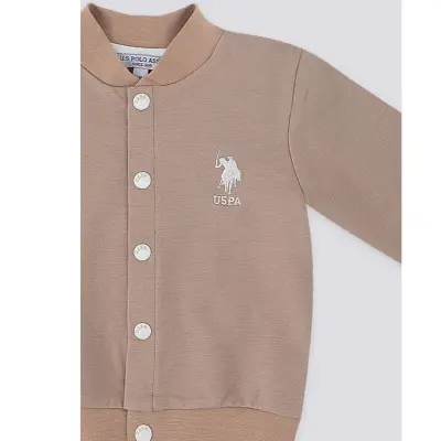 U.S. Polo Erkek Hırka Vizon - 2